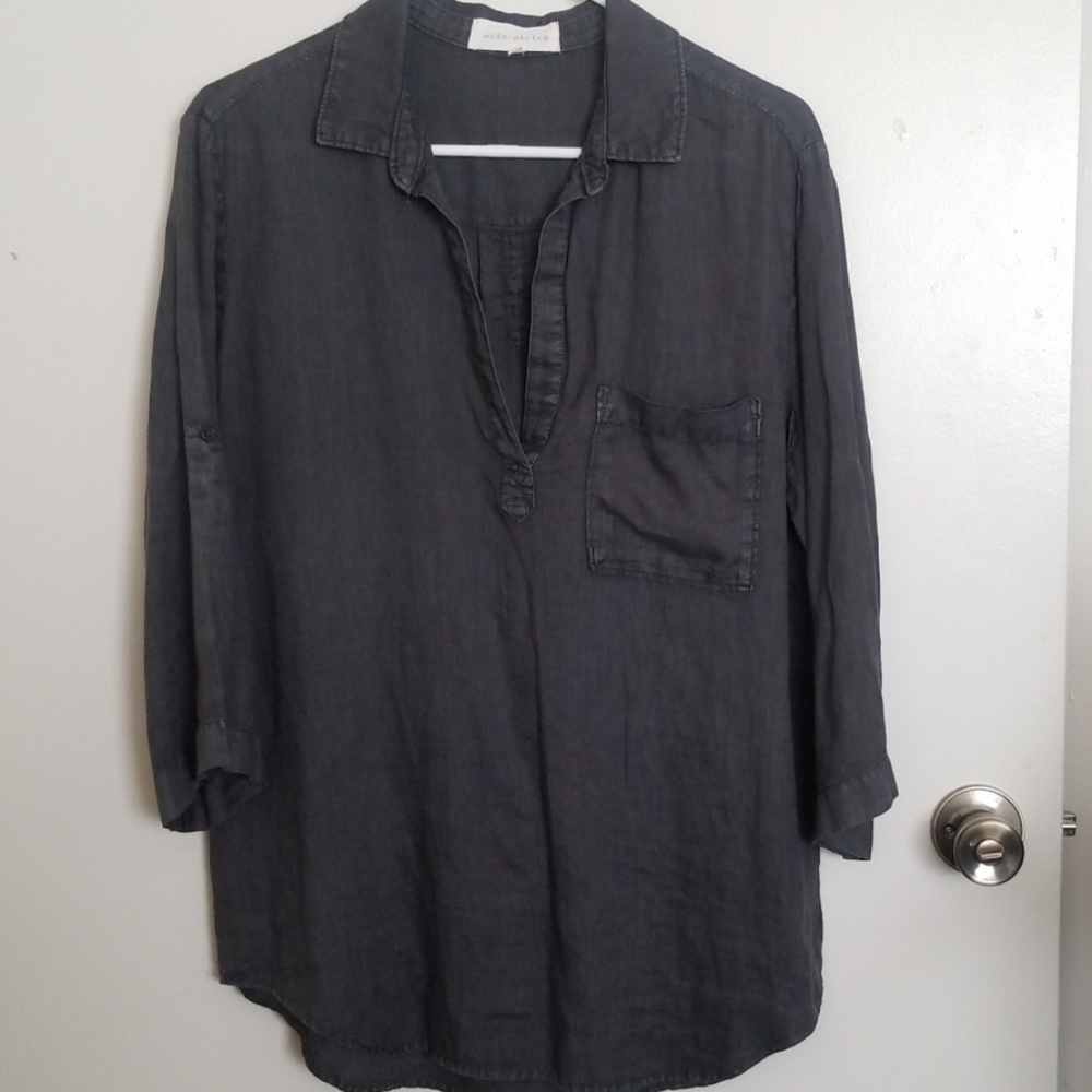 Side Stitch 3/4 sleeve top!